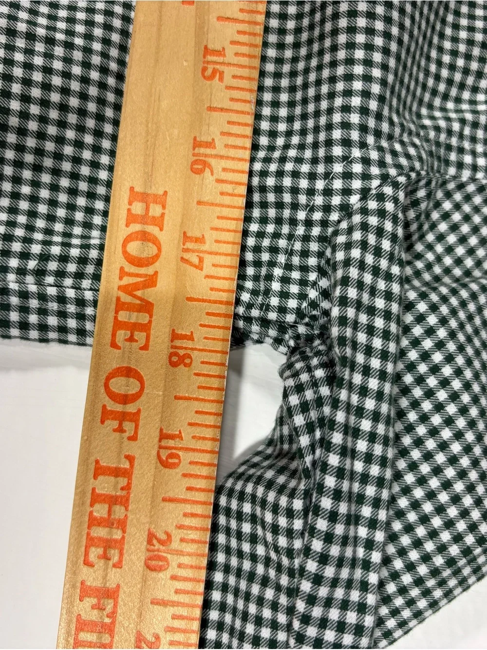 Ralph Lauren Green Gingham Button-Down Shirt
